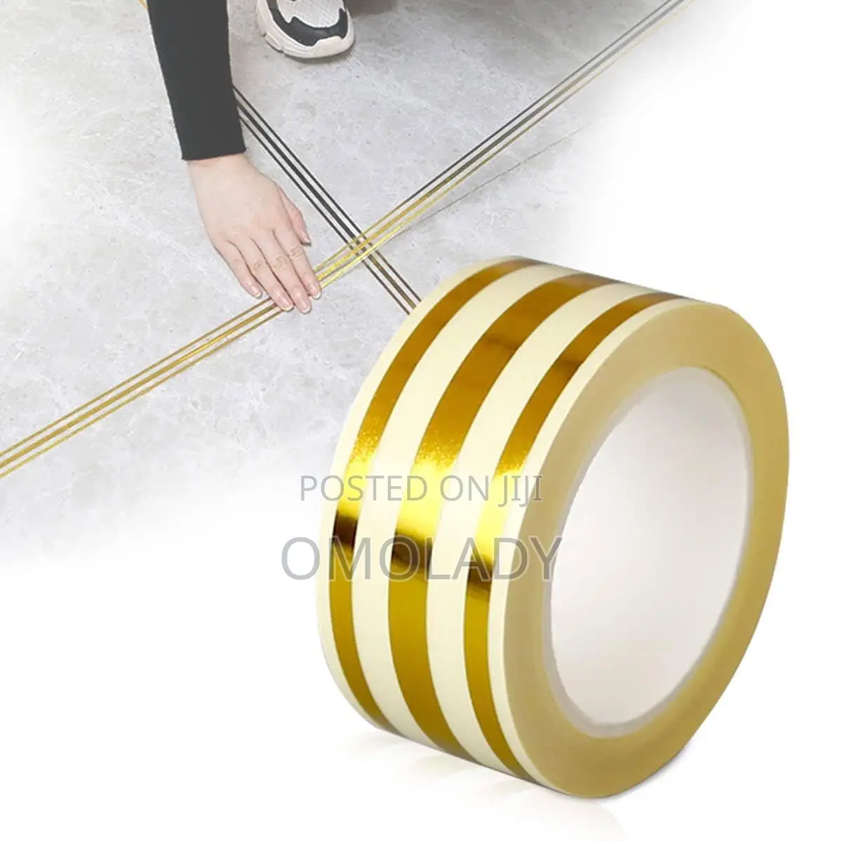 5m Golden Tile Gap Tape,