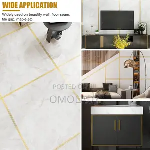 5m Golden Tile Gap Tape,