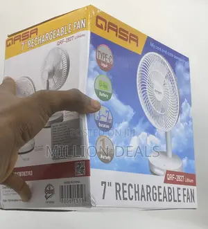 Portable “7” RECHARGEABLE FAN