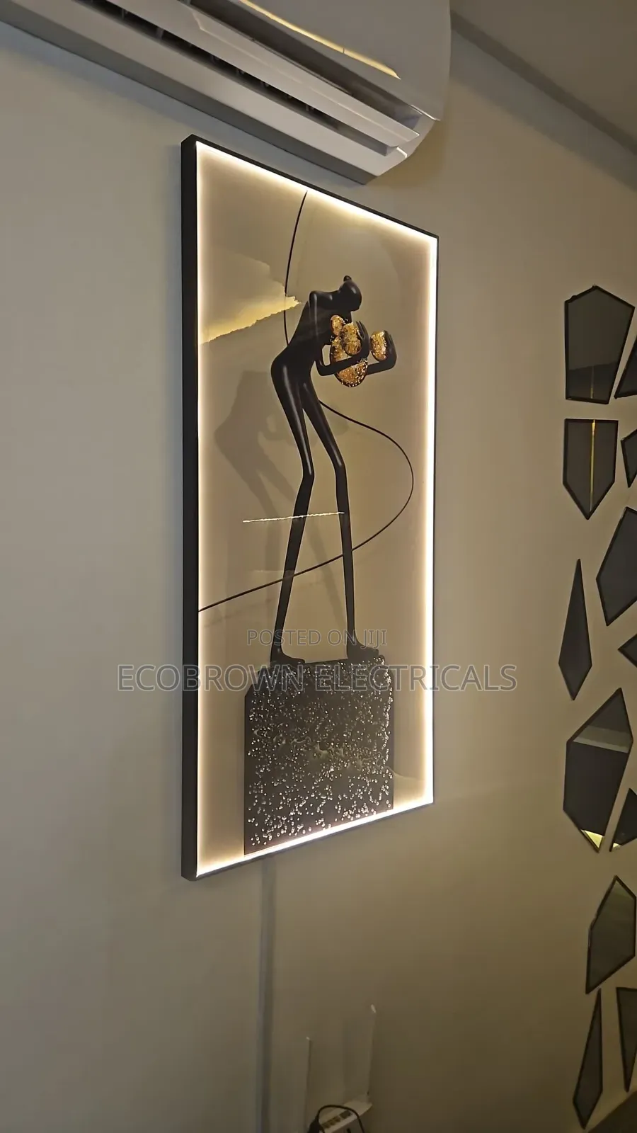Luxury Wall Art Decor With Remote Control