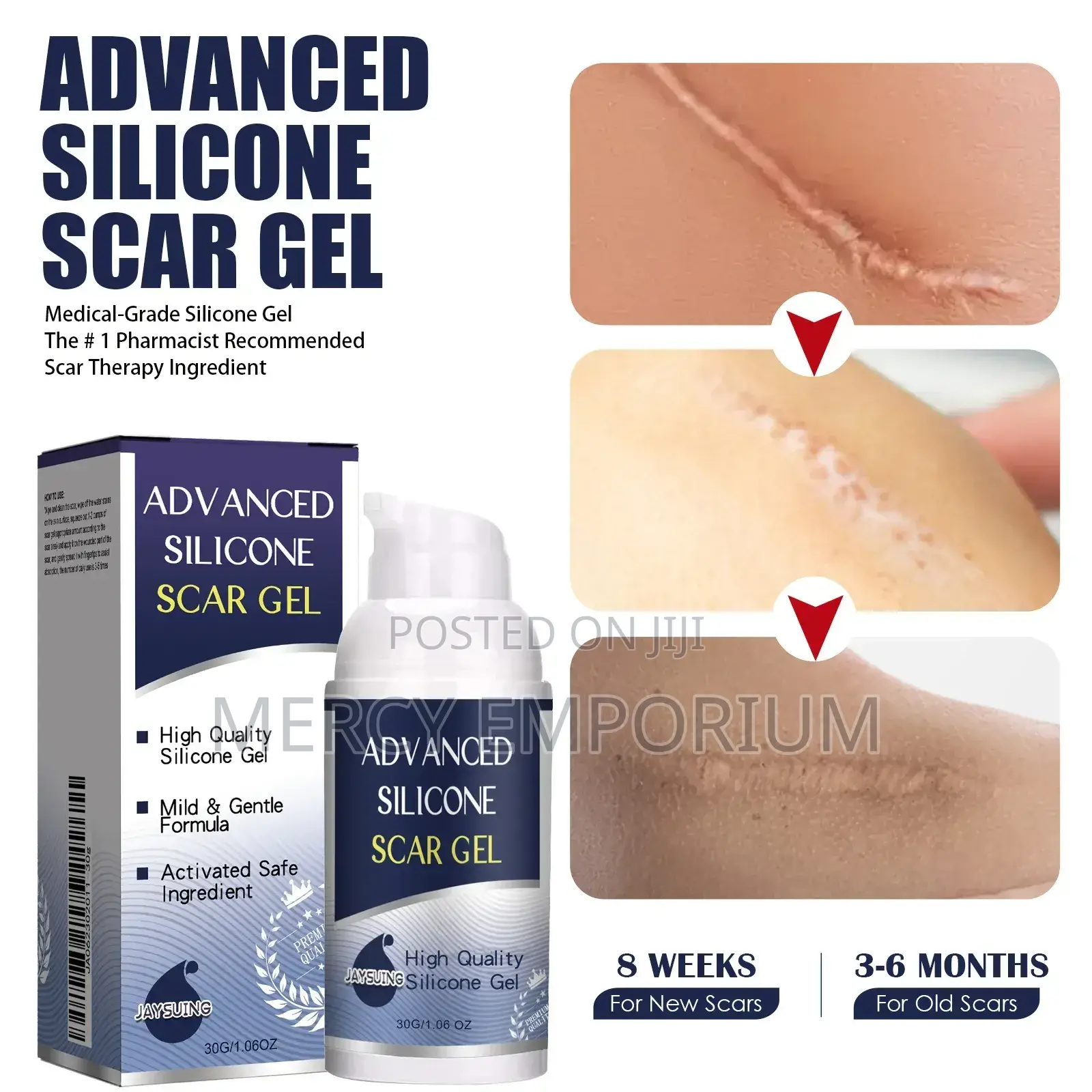 Advanced Silicone Scar Remover Gel Cream