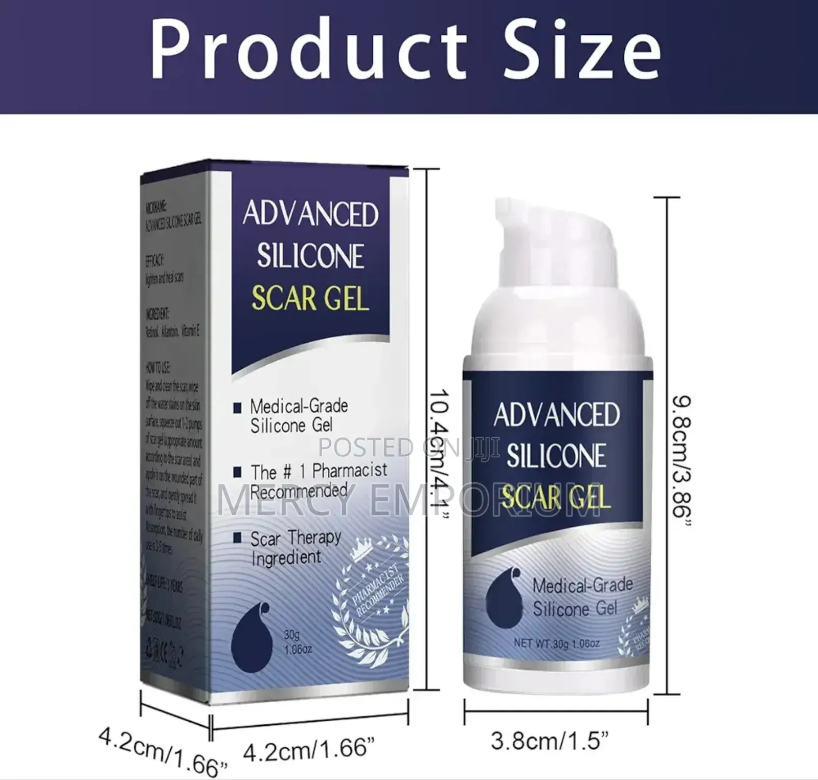 Advanced Silicone Scar Remover Gel Cream