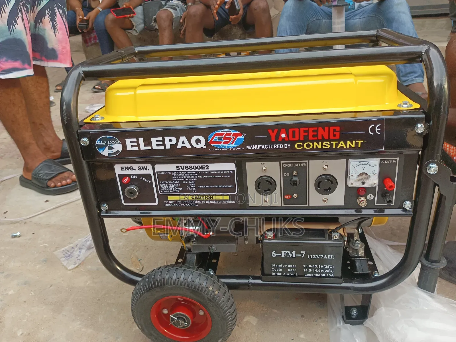 Quality Elepaq Generator 4.5kva Full Copper Coil