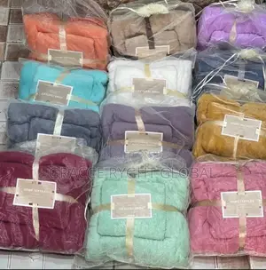 2in1 Absorbent Microfiber Plain Towel
