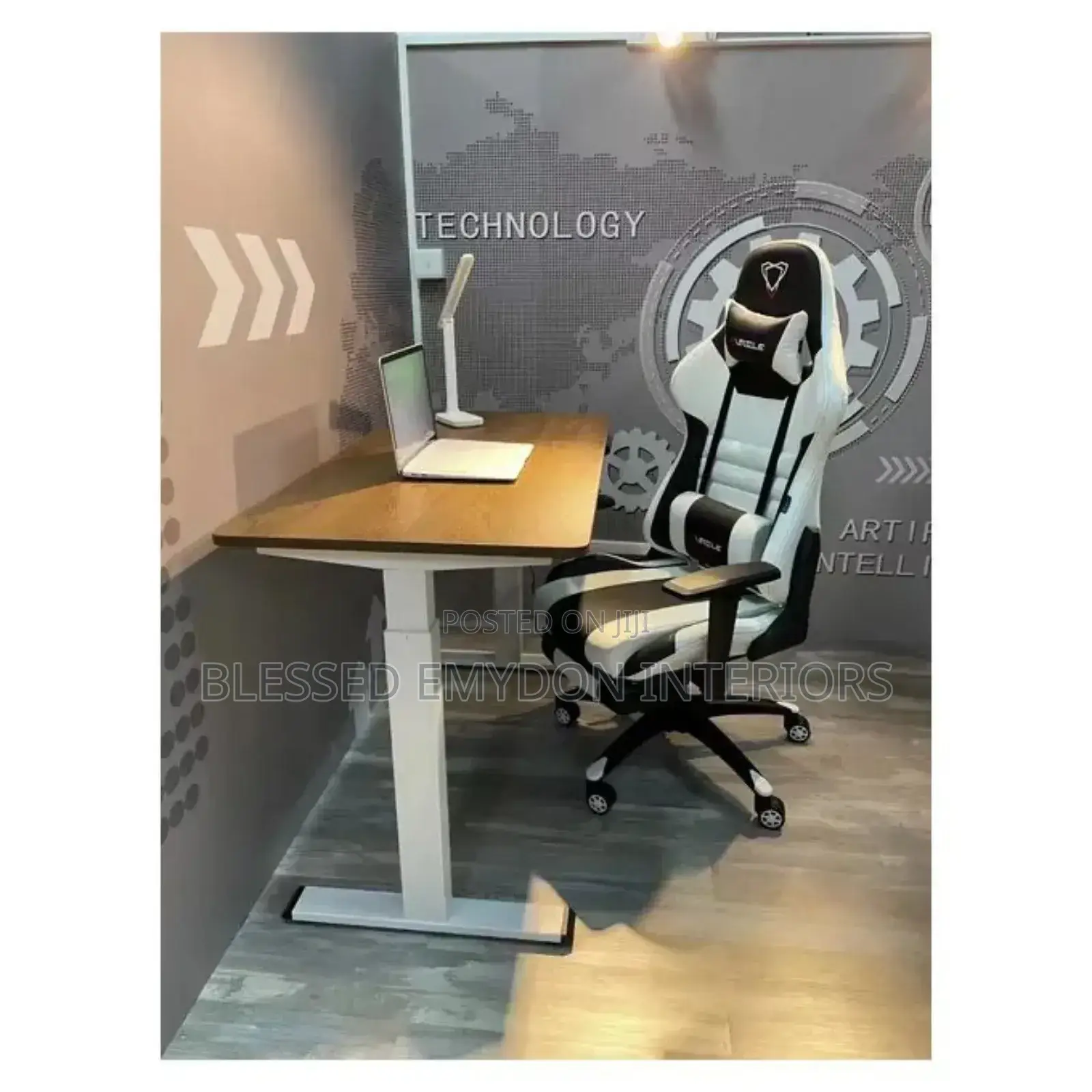 Home Office Gaming Chair Electric Adjustable Table 1.2m.
