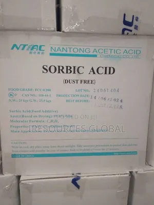 Sorbic Acid 25kg Carton