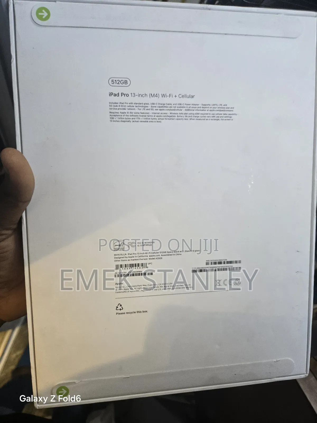 New Apple iPad Pro 13 (2024) 512 GB Gray