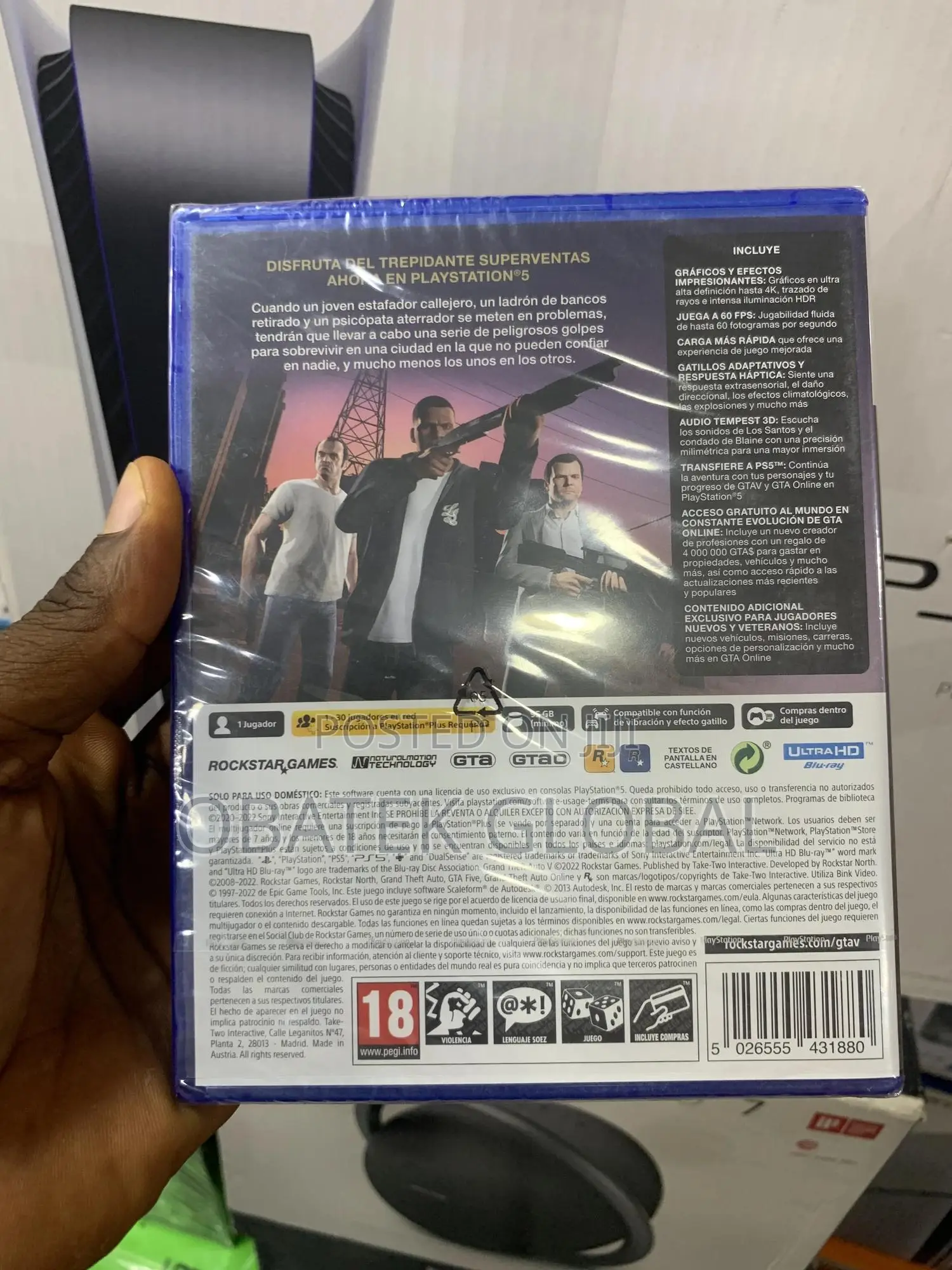 Ps5 Grand Theft Auto 5