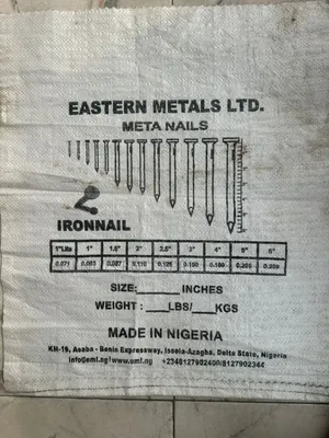 Photo - Metal Nail Sack Bag In 5 & 10kg Size With Laminated Woven