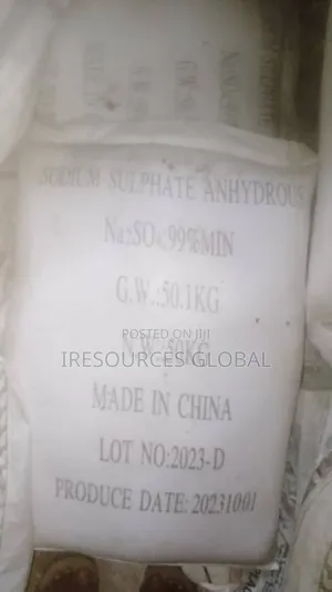 Sodium Sulphate Anhydrous 99% Min 50kg Bag