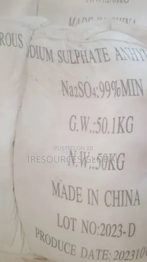 Sodium Sulphate Anhydrous 99% Min 50kg Bag