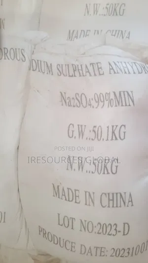 Sodium Sulphate Anhydrous 99% Min 50kg Bag