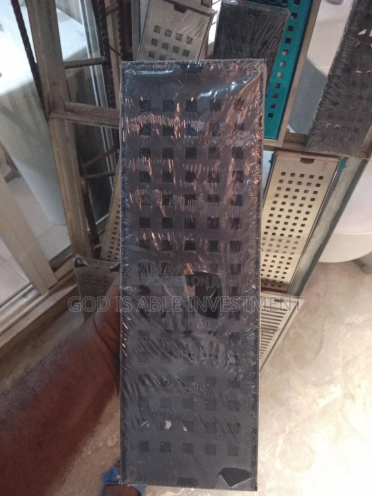 30cm Black Floor Drain