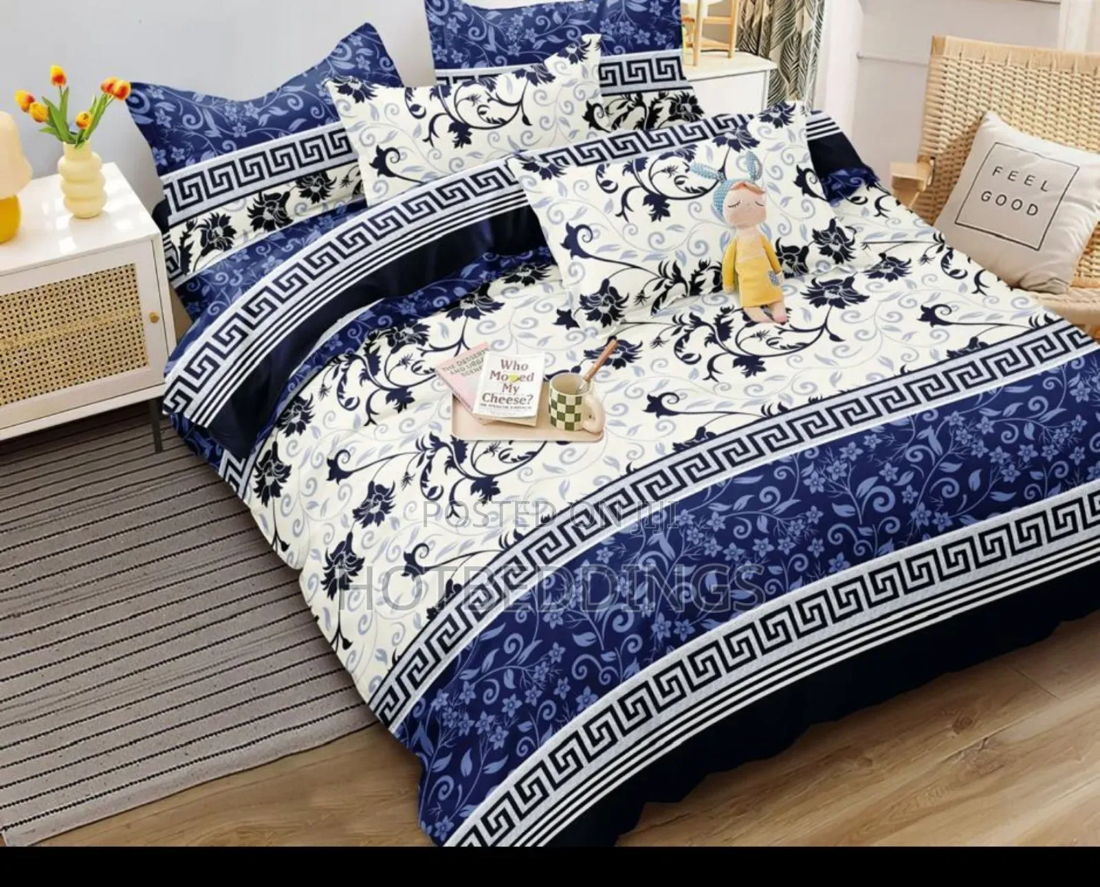 Duvet, Bedsheet With 4 Pillow Cases