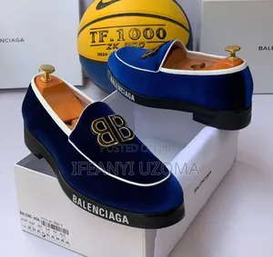 Balenciaga Suede Blue Shoe