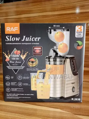 Raf Silver Slow Juicer 150watts.
