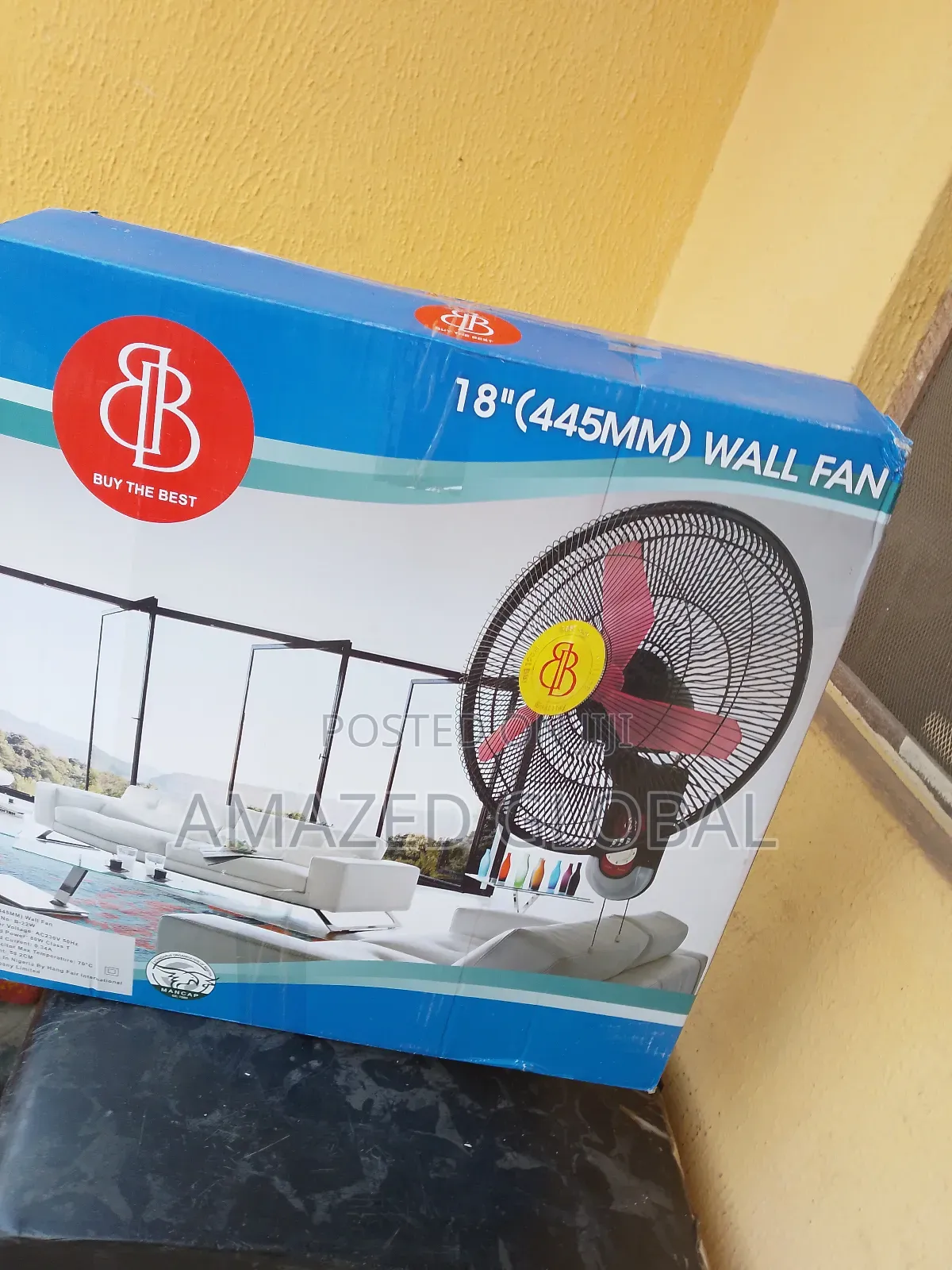 BB 18-Inches Wall -Mounted Fan