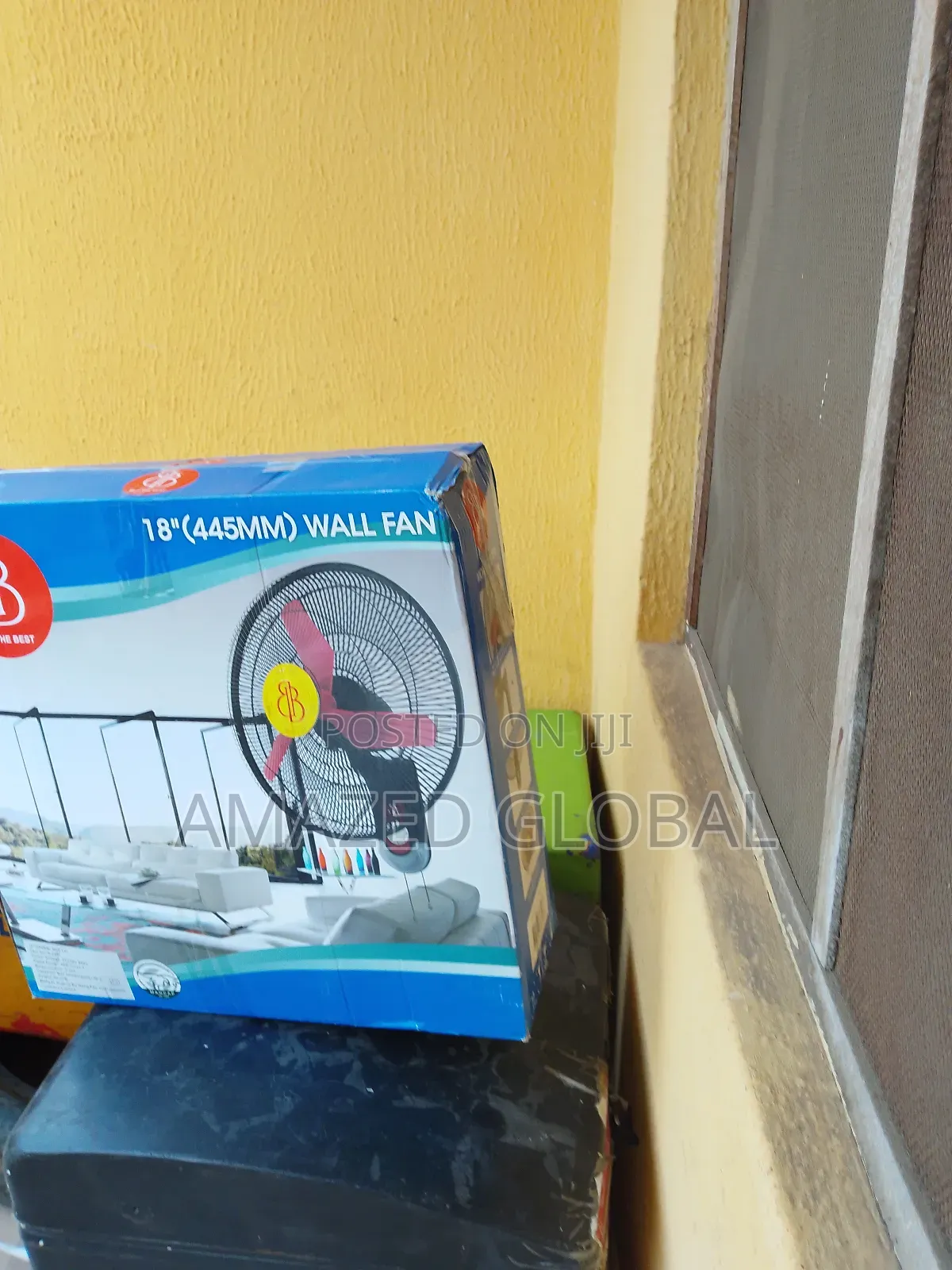 Non-Rechargeable BB Wall Fan 18"