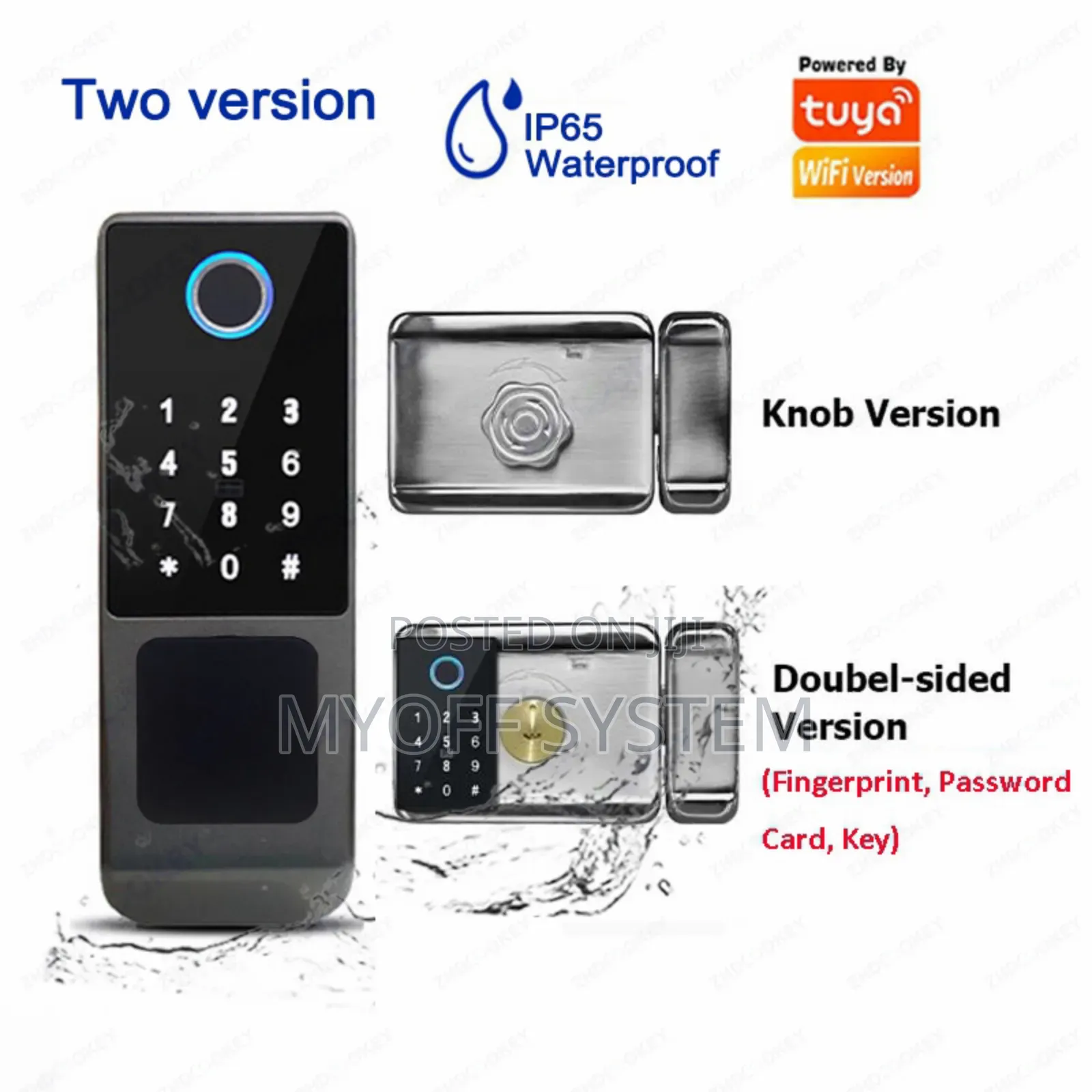 Tuya Outdoor Rim Lock/Gate Lock