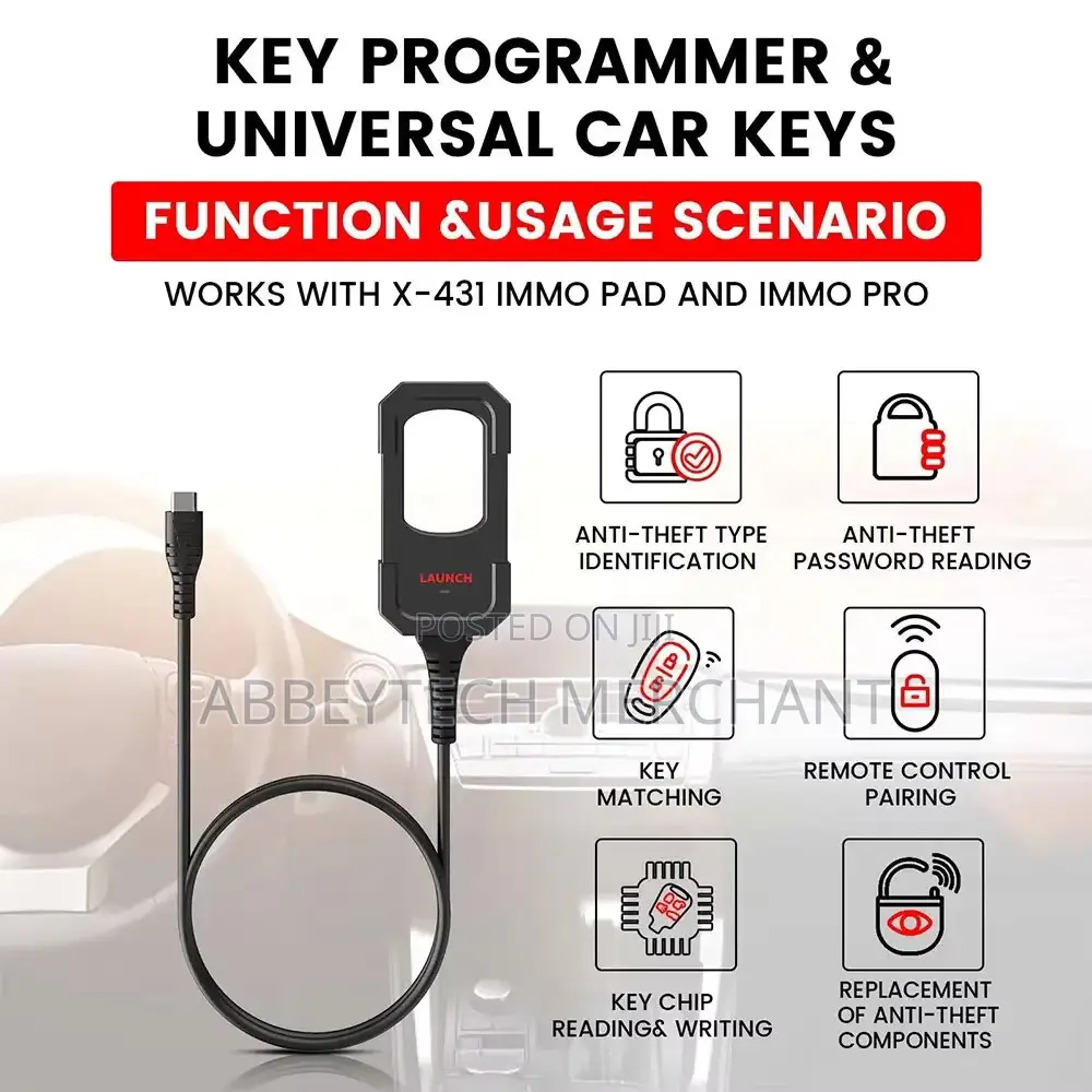 Launch X431 Key Programmer X 4 Keys Set Immo Programin Tools