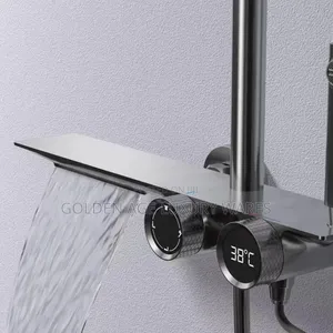 Waterfall Thermostatic Shower Chrome
