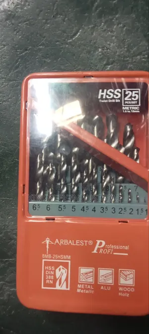 Metric Drill Bit Set 1 to 13mm