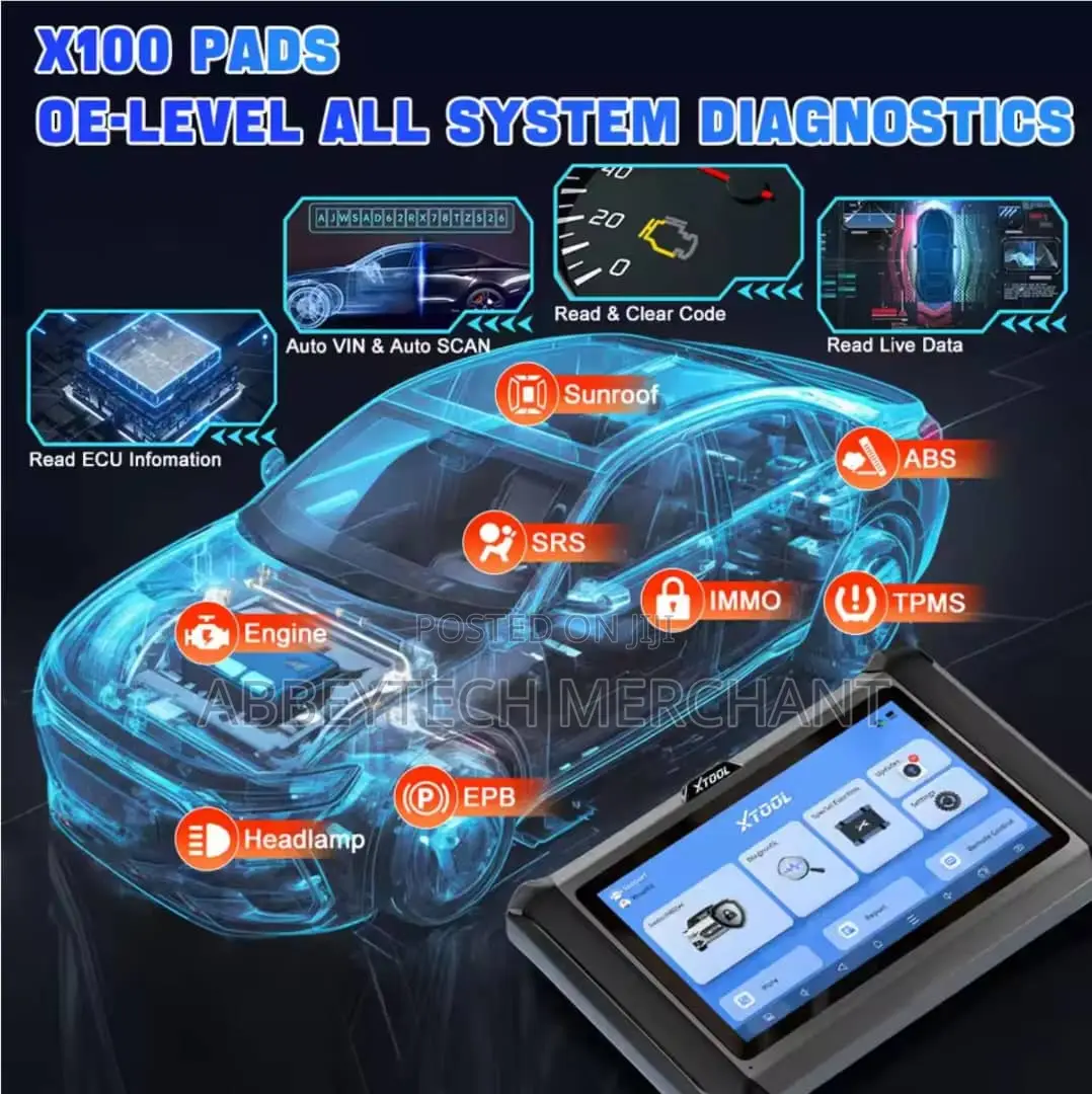 Xtool X100 Pads Immo Key Ecu Programmin Full System Scanner