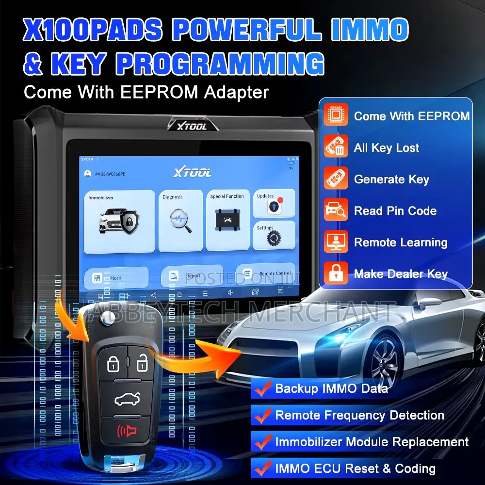 Xtool X100 Pads Immo Key Ecu Programmin Full System Scanner