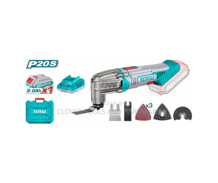 Total TMLI20228 Oscillating Tool Li-Ion Multi Tool Cordless