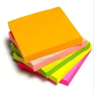 A Set of Colorful Sticky Notes (Short)