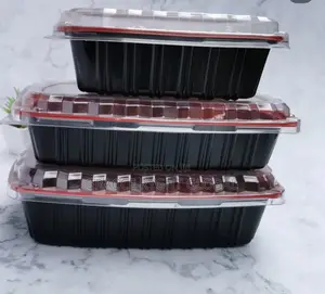 1000ml Disposable Plates With Transparent Lids