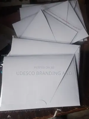 Envelopes Gold and White