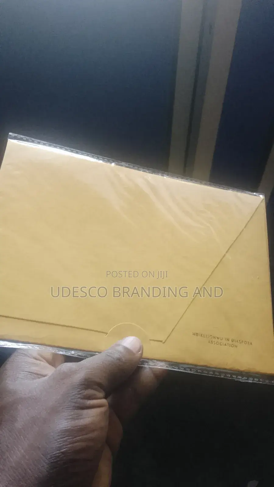 Envelopes Gold and White