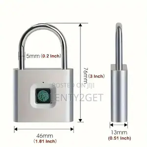 Fingerprint Padlock With Finger Print Smart Door Code Lock