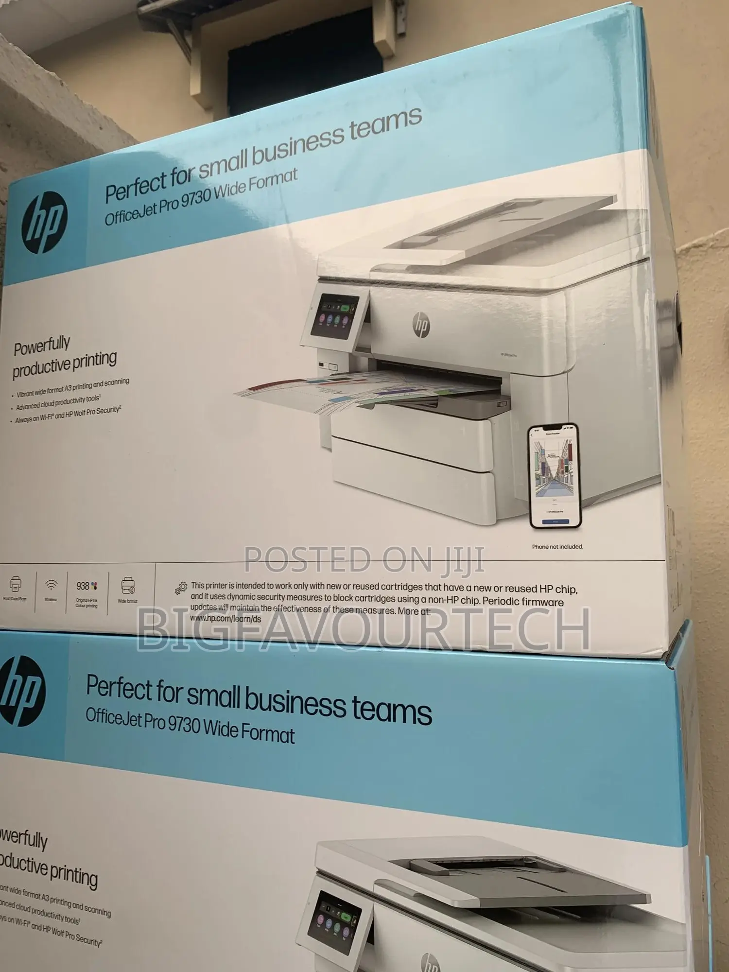 Hp Officejet Pro 9730 Wide Format All-in-One Printer 537p5c