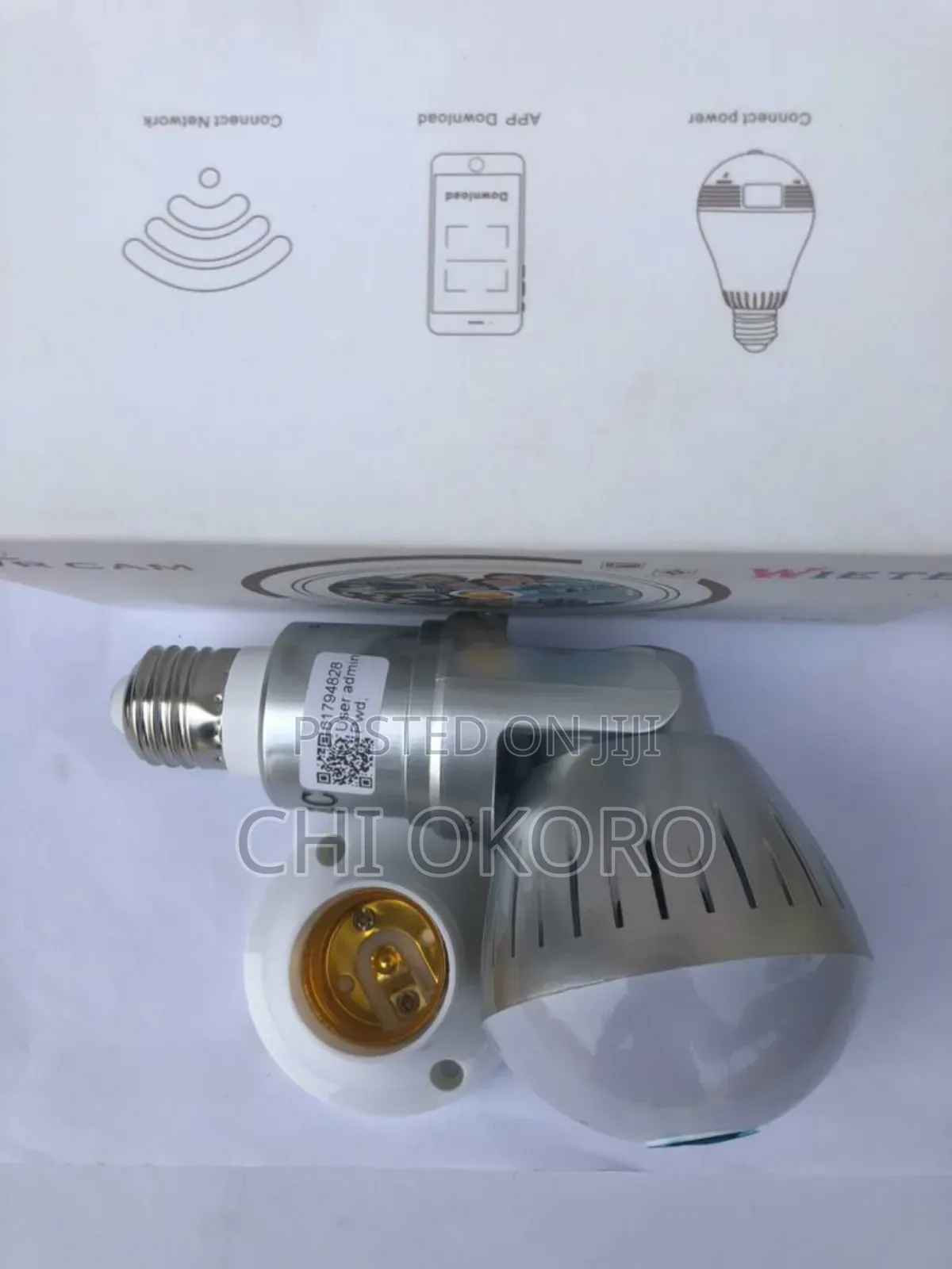 Adjustable Wifi Bulb Camera