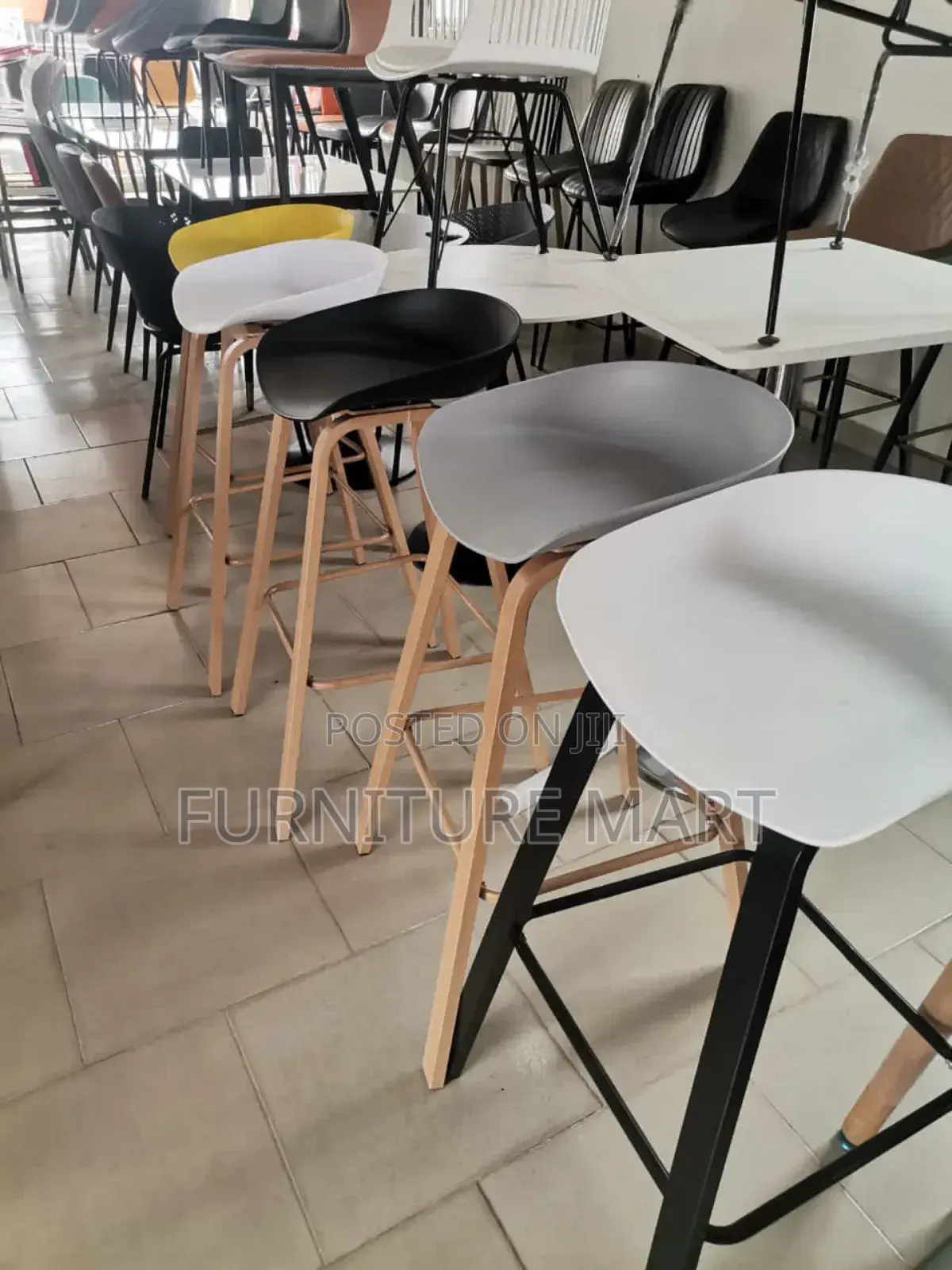 Plastic Top High Stools