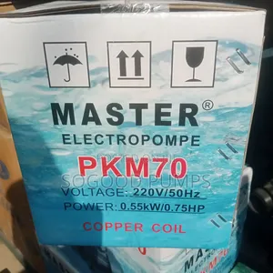 Master Submersible Pump Type 0.55kw/0.75hp 220v 50z