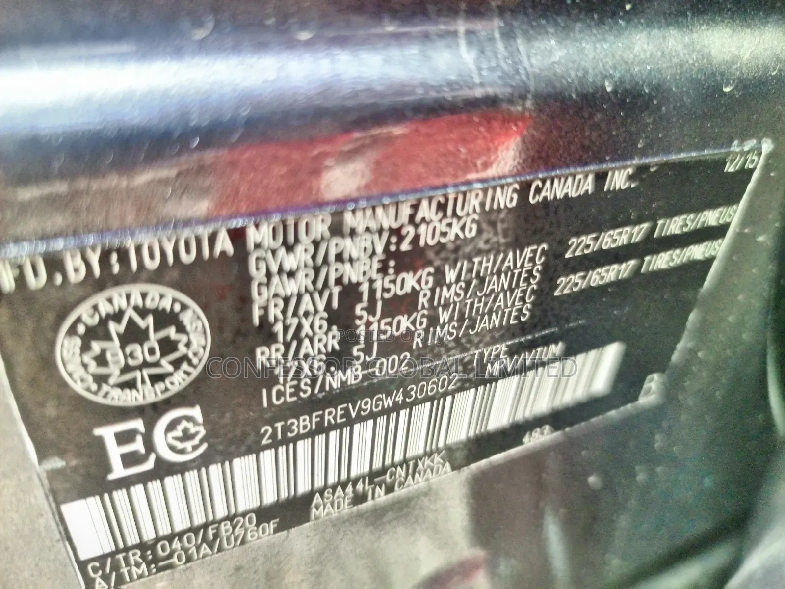 Toyota RAV4 2016 Gray