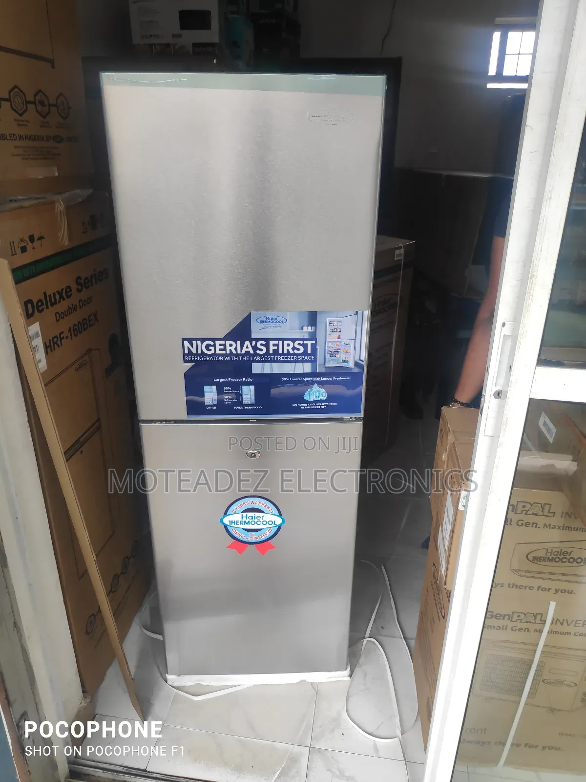 Haier Thermocool 250l Double Door Refrigerator (Hrf-250blux)