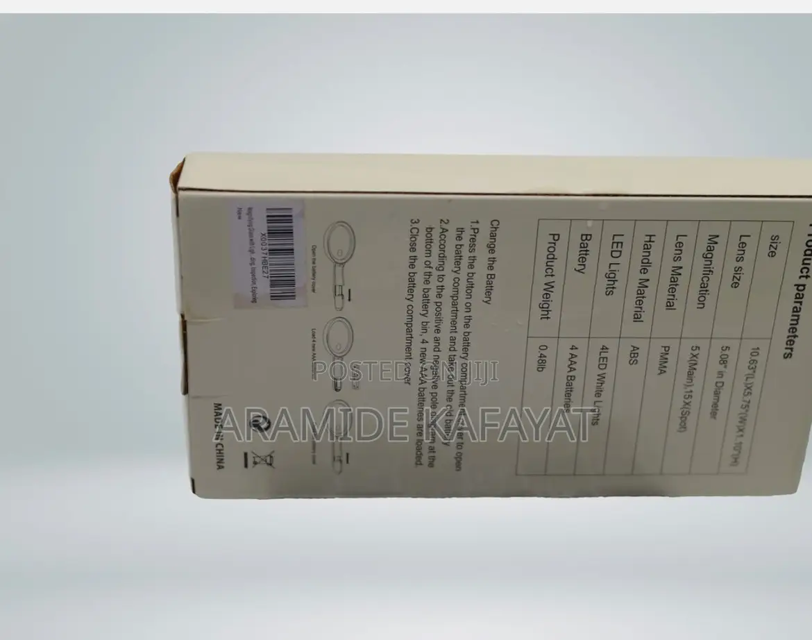 4 Led Handheld High Power Magnifier