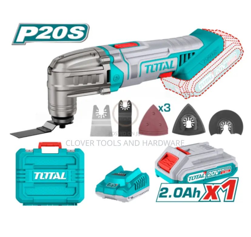 Total TMLI20228 Oscillating Tool Li-Ion Multi Tool Cordless