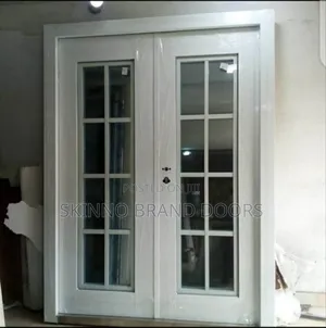 Photo - French Glass Door White Double Opening