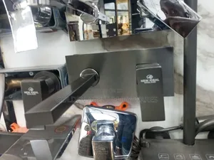 Grey Conduit Basin Mixer