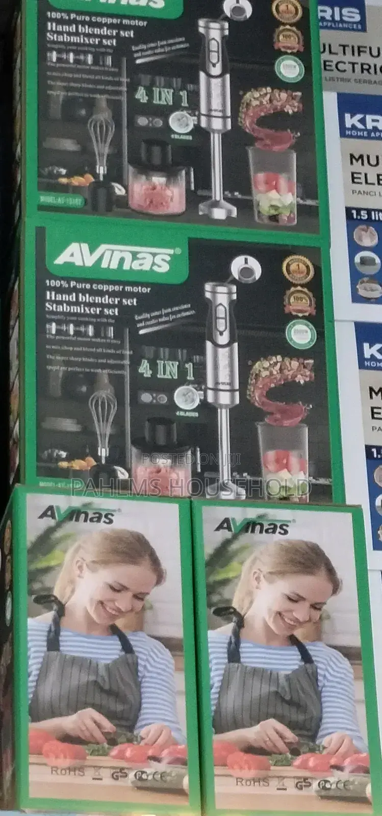 Avinas 4in1 Hand Blender -1000w