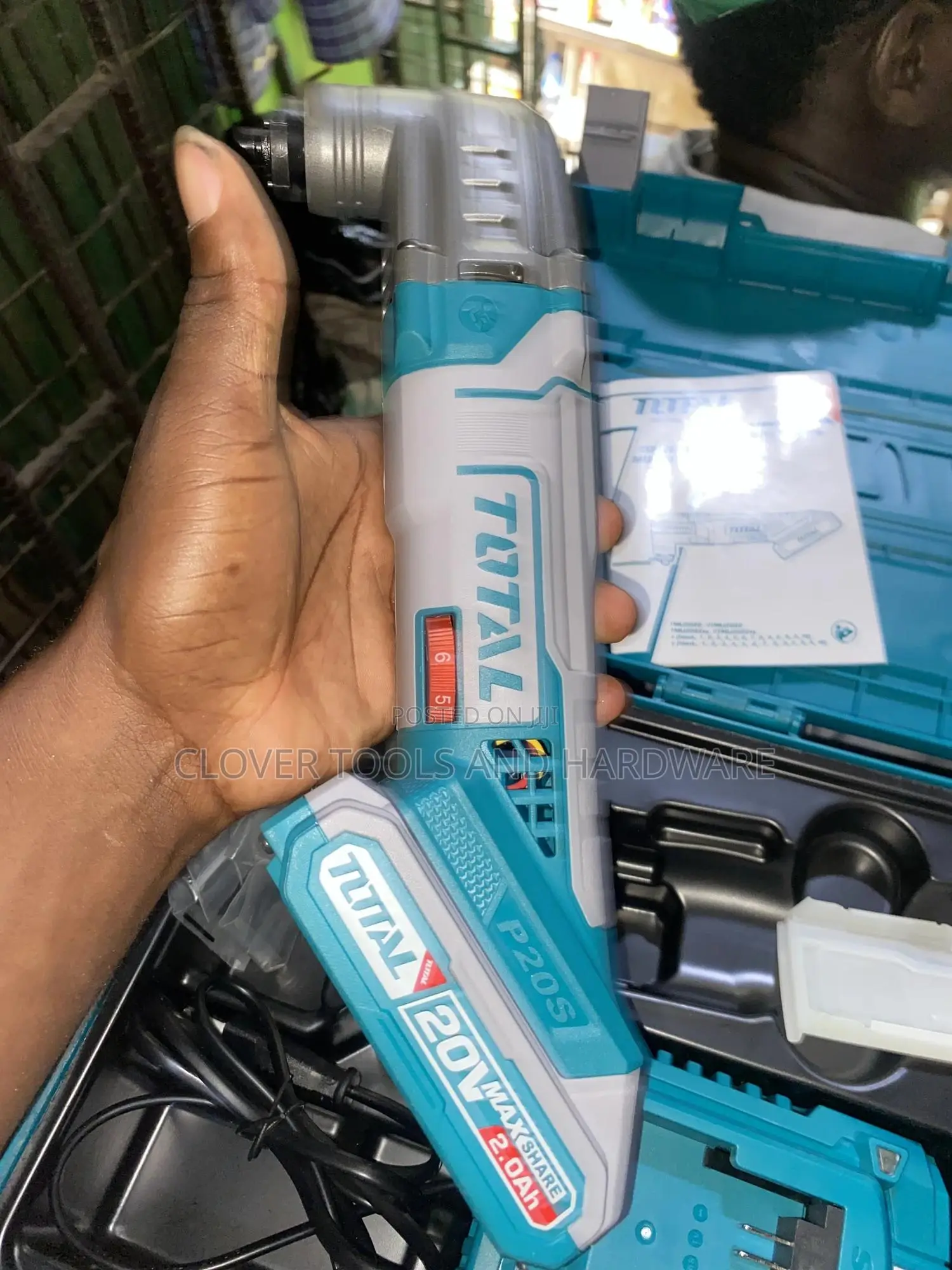 Total TMLI20228 Oscillating Tool Li-Ion Multi Tool Cordless