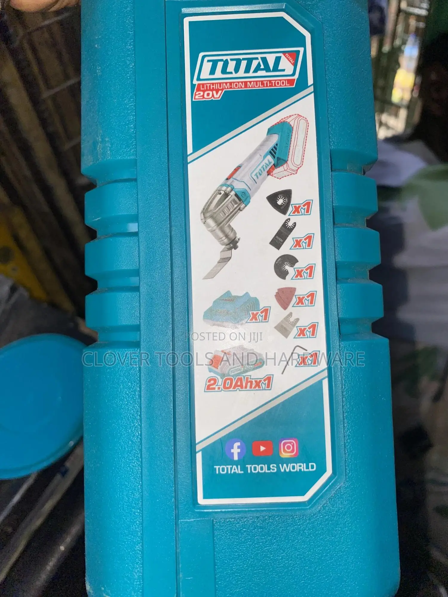 Total TMLI20228 Oscillating Tool Li-Ion Multi Tool Cordless