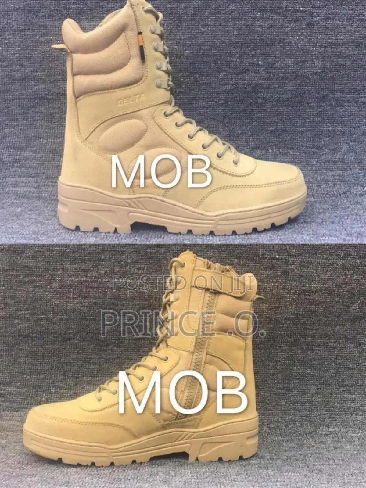Delta Leather Security Boots