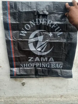 Baggo Small Black Sack Bags (Laminated) 500pcs