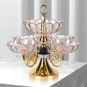 Elegant Multilayer Rotating Fruits Bowl